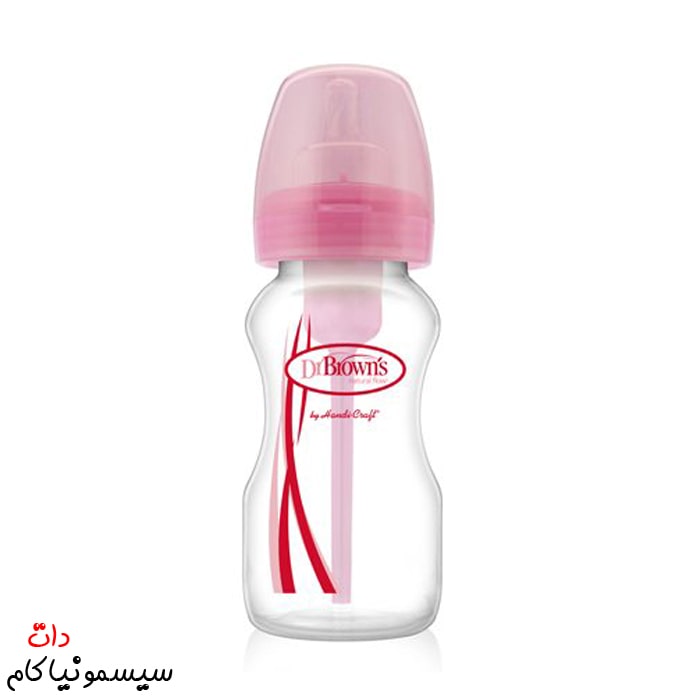 شیشه-شیر-دکتر-براون-270-میل-عریض-رنگ-صورتی-WB92305-GBX (1)