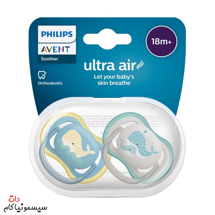 پستانک-اونت-مثبت-18-ماه-الترا-ایر-دلفین-SCF349/24-1