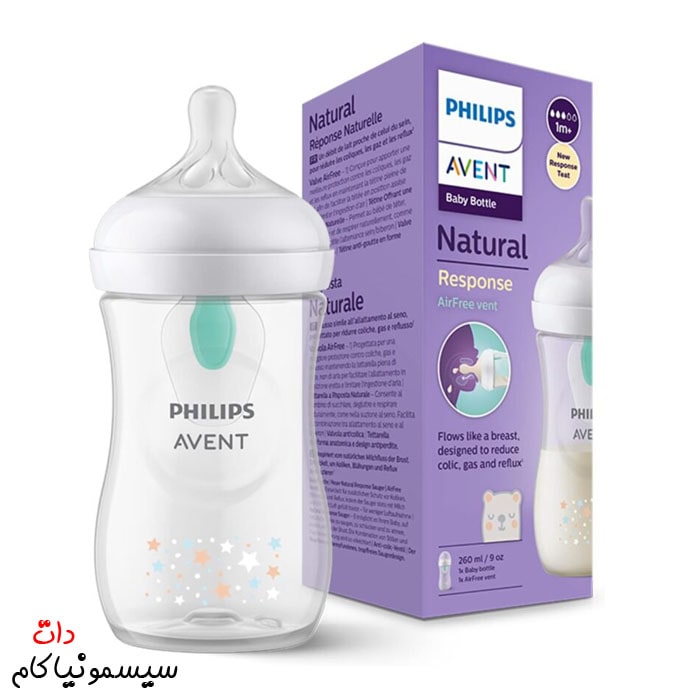 شیشه-شیر-اونت-260-میل-سوپاپدار-خرس-و-ستارگان-SCY673/82-02